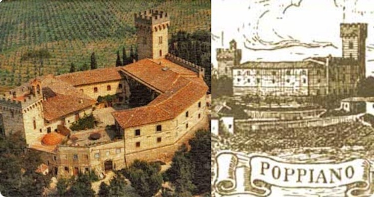 Castle of Poppiano near Montespertoli